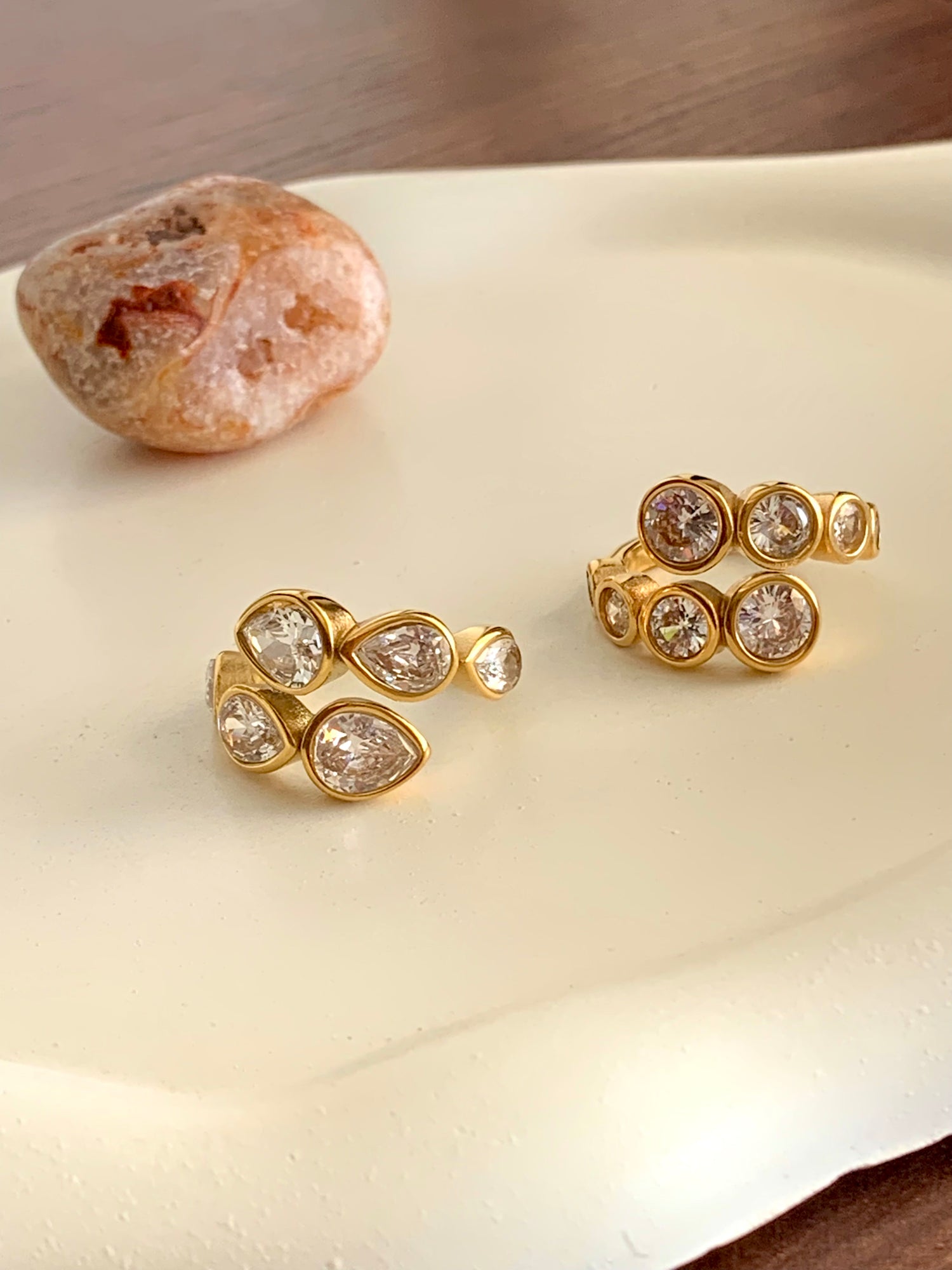 Meso Ring - Waterproof, 18k Gold Plated