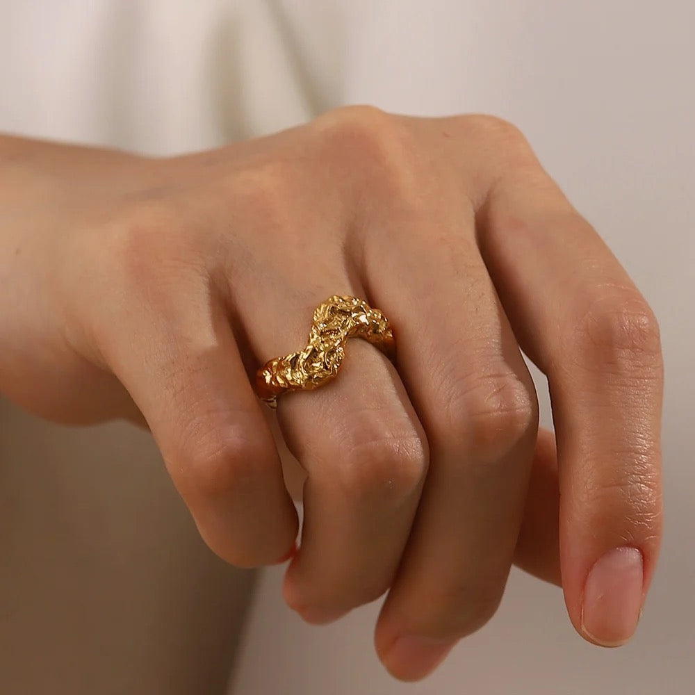 Marbella Ring - Waterproof, 18k Gold Plated