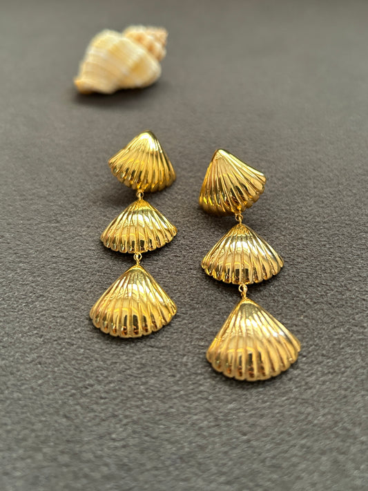 Nara Earrings - Waterproof, 18k Gold Plated