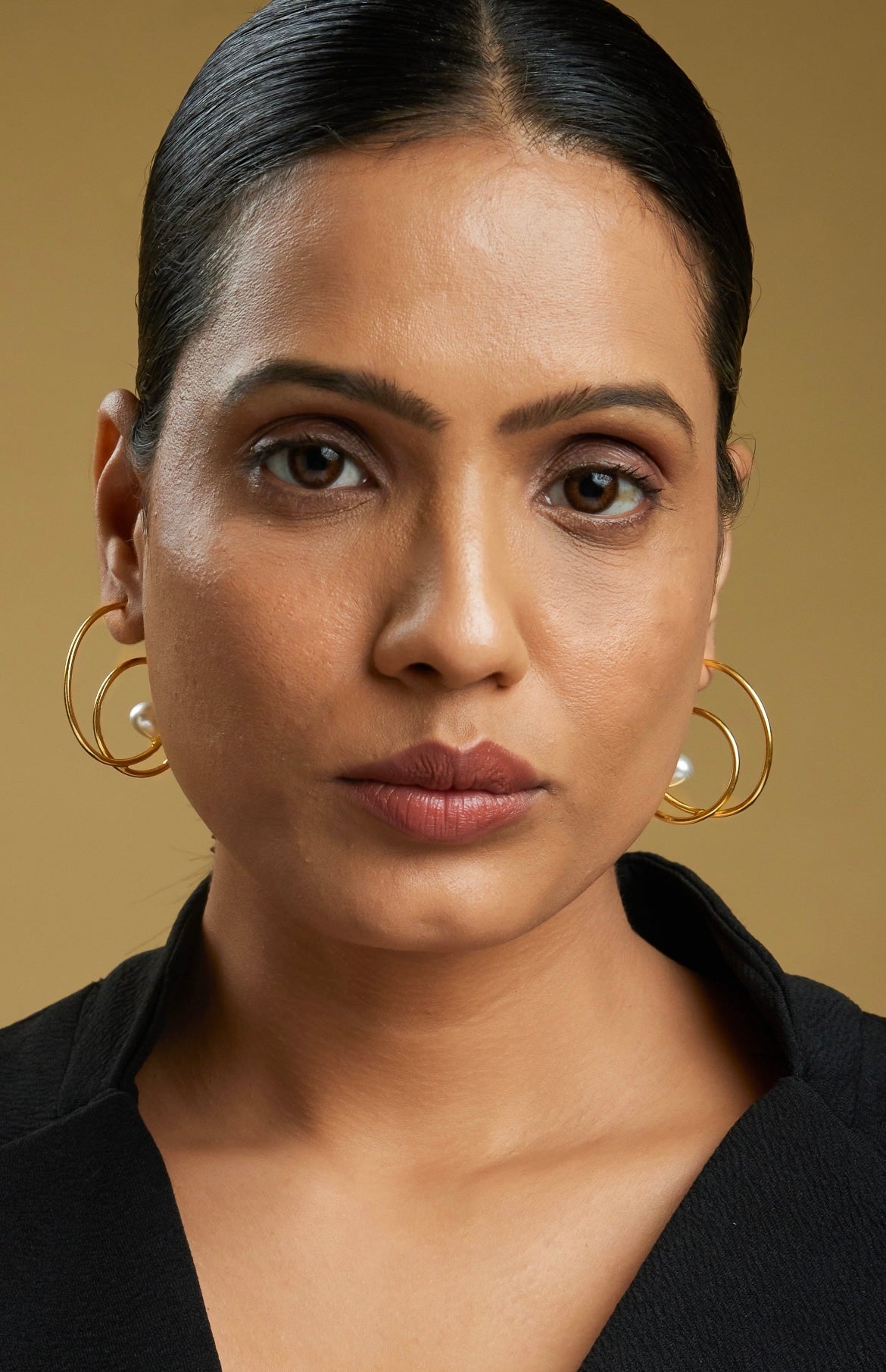 Hailey Hoops - 18k Gold Plated, Anti Tarnish