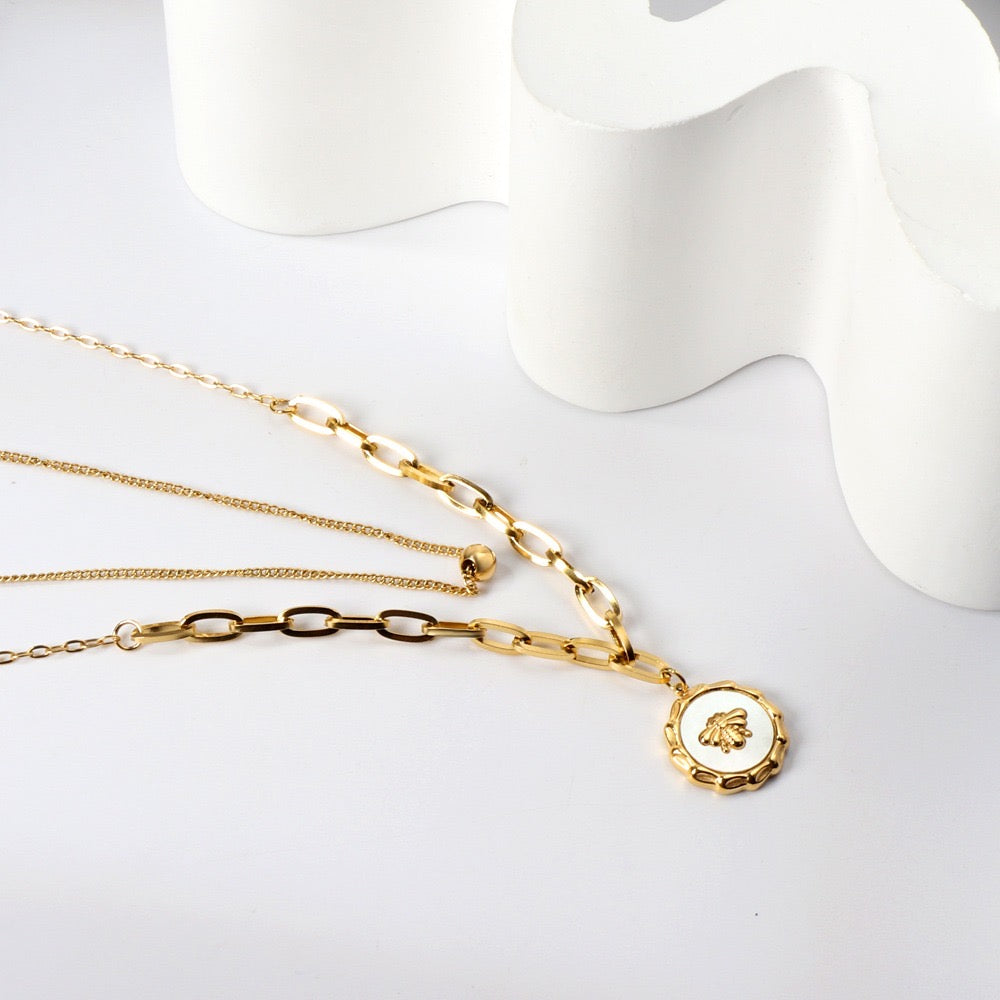 Ariel Necklace - Waterproof, 18k Gold Plated