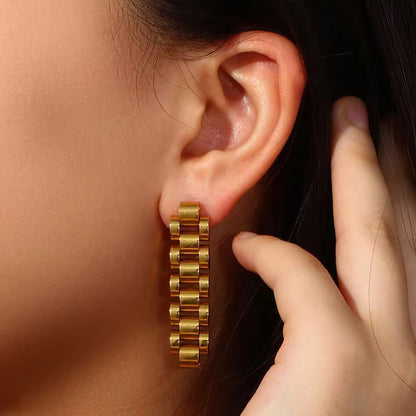 Fury Earrings - Waterproof, 18k gold plated