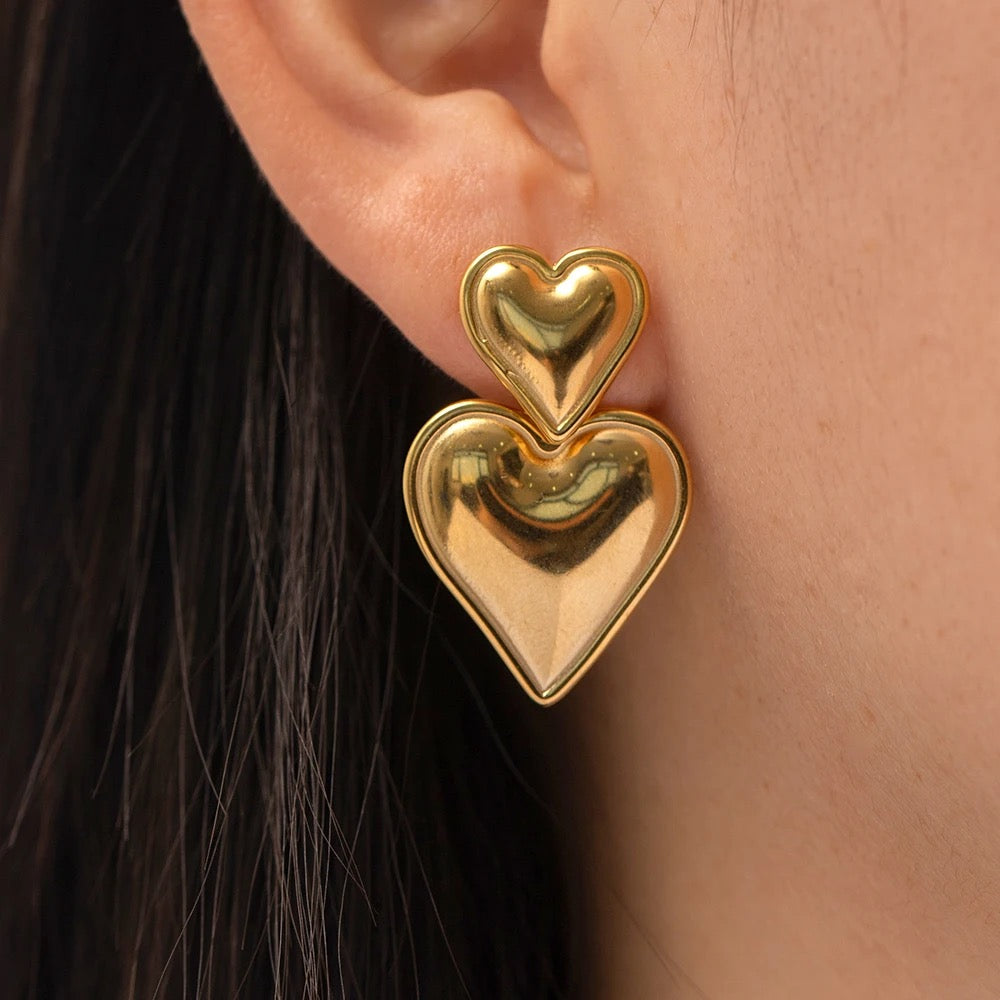 Marina Earrings - Waterproof, 18k Gold Plated