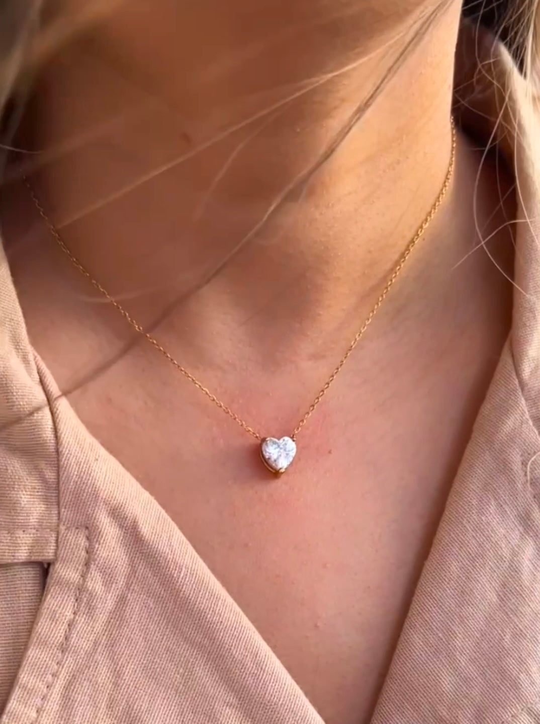 Feta Necklace - Waterproof, 18k Gold Plated