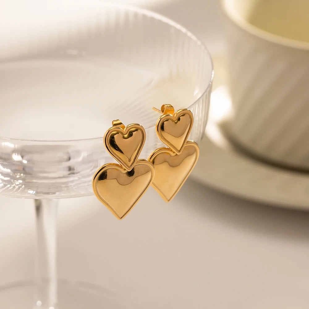 Marina Earrings - Waterproof, 18k Gold Plated