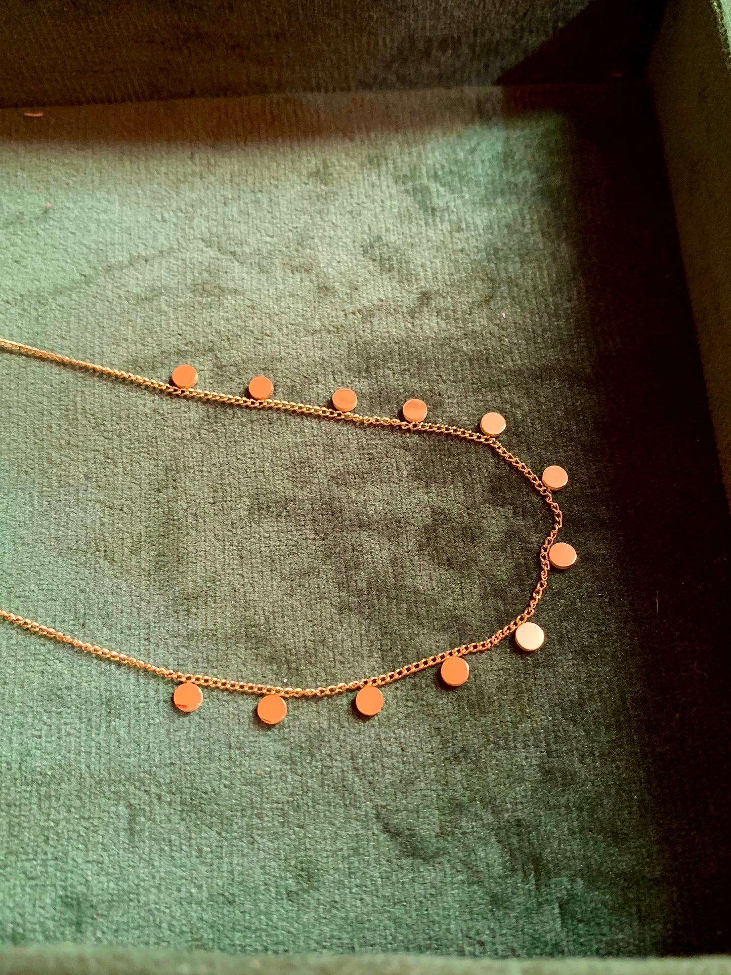 Coin Necklace - Waterproof, 18k Gold Plated