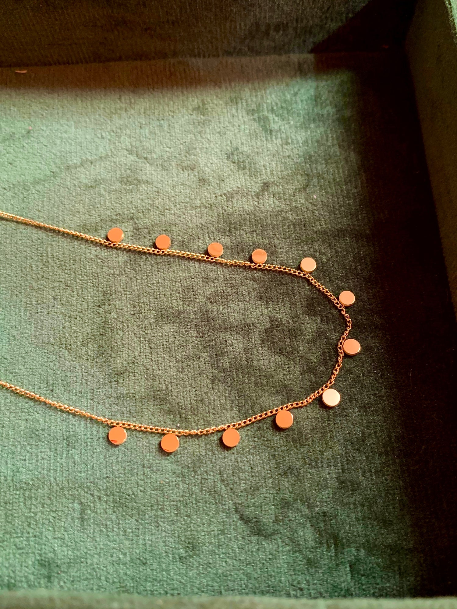 Coin Necklace - Waterproof, 18k Gold Plated