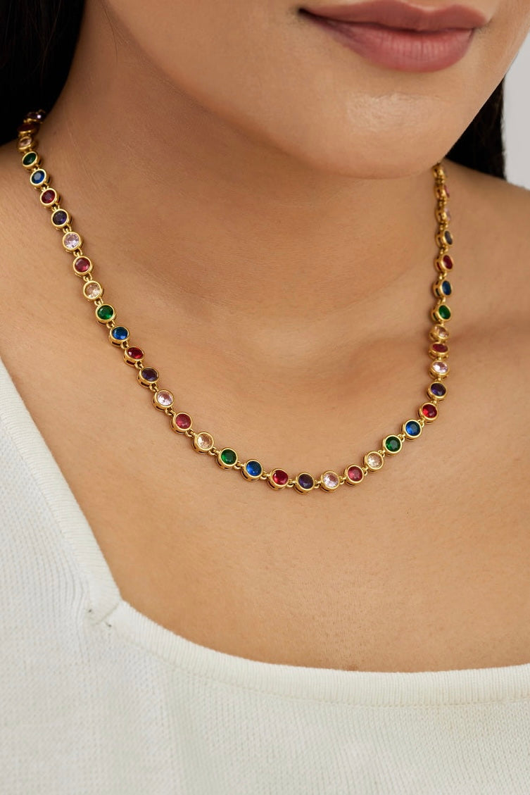 Rina Necklace - Waterproof, 18k Gold Plated