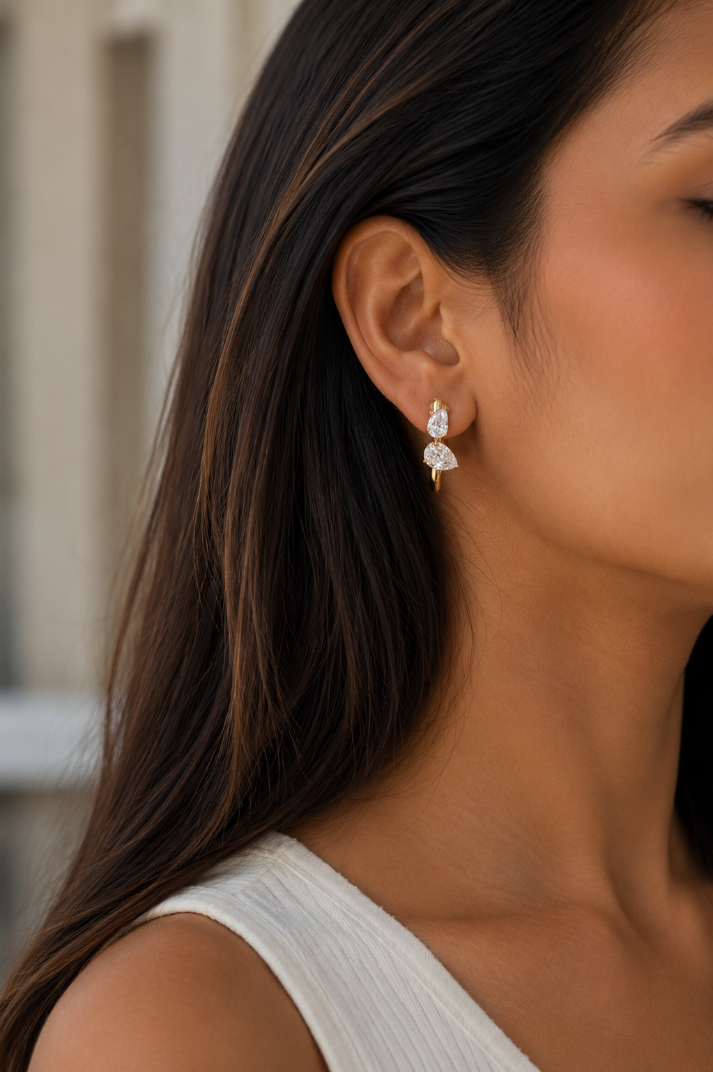Nopin Earrings - Waterproof, 18k Gold Plated