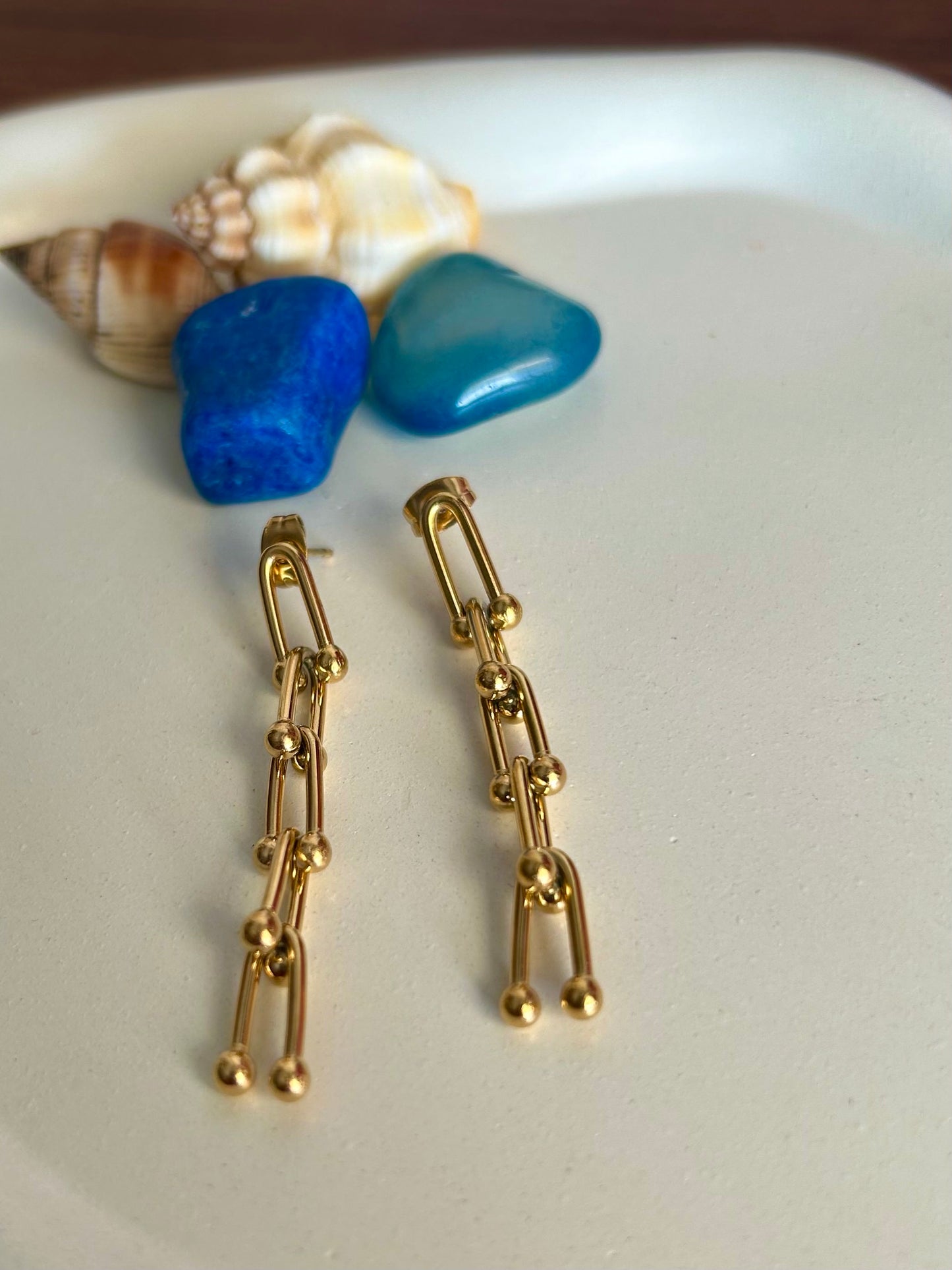 Hiral Earrings - Waterproof, 18k Gold Plated