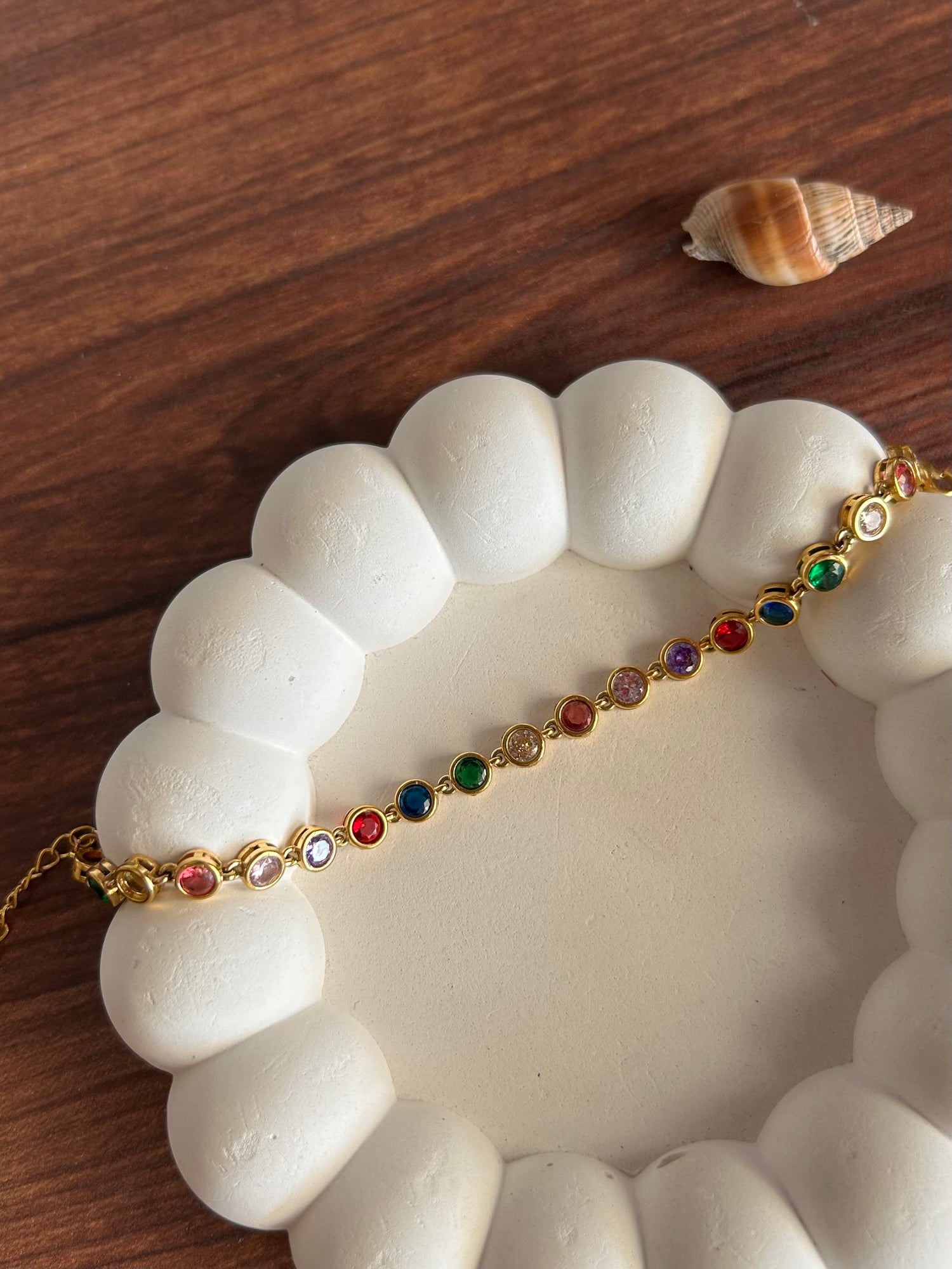 Rina Bracelet - Waterproof, 18k Gold Plated