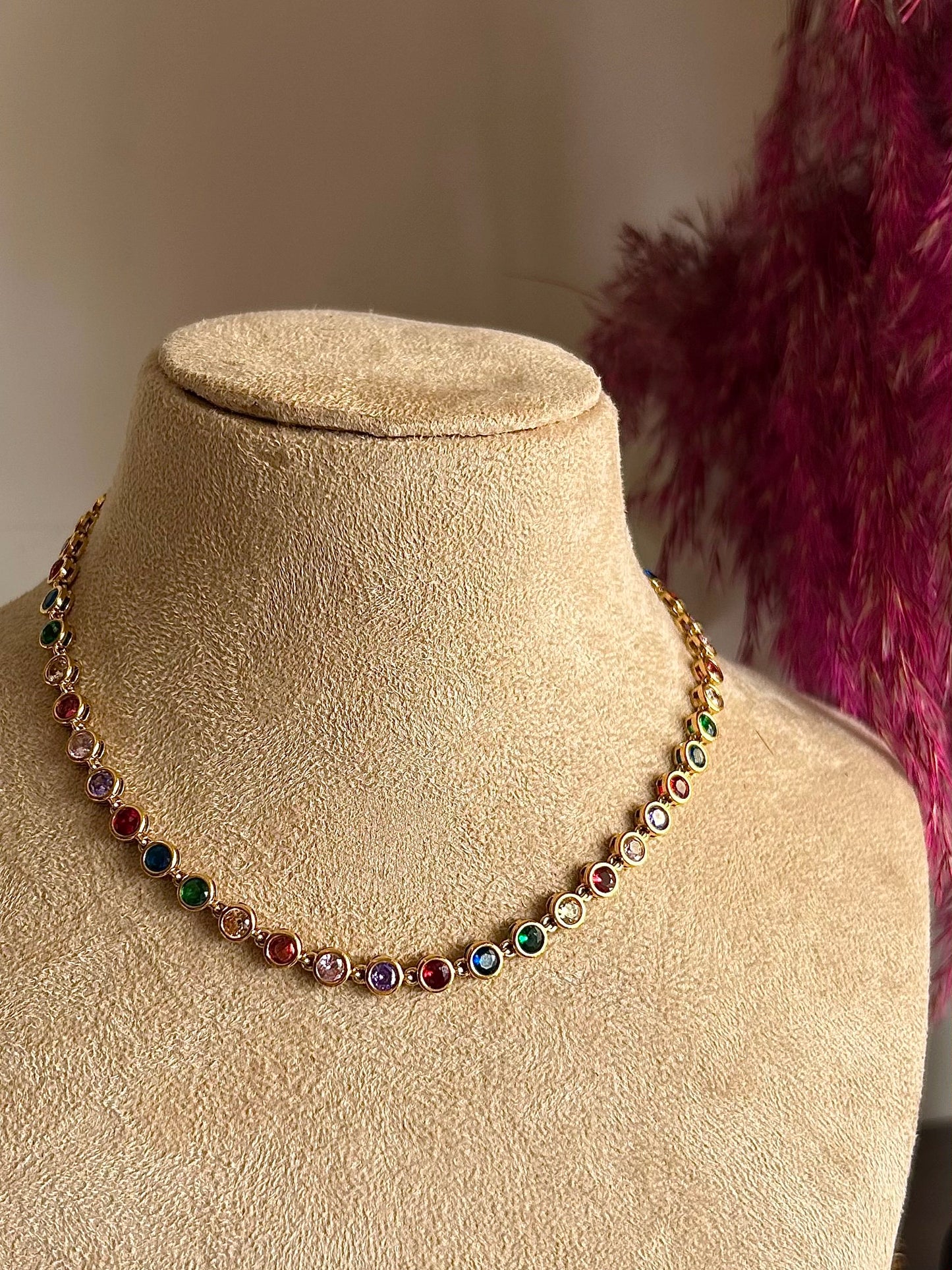 Rina Necklace - Waterproof, 18k Gold Plated
