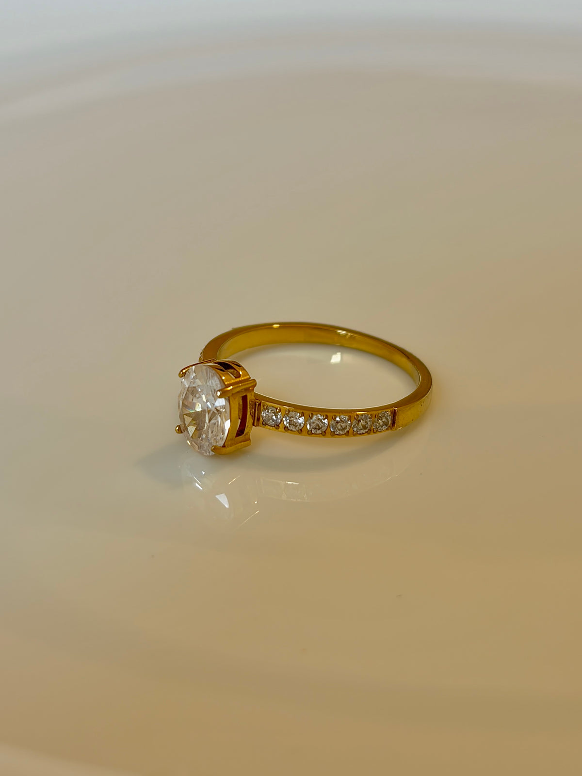 Tia Ring - Waterproof, 18k Gold Plated