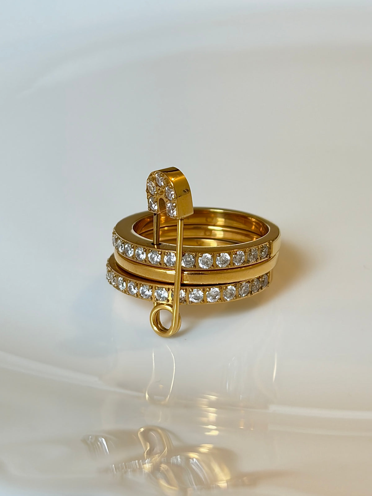 Sana ring - Waterproof, 18k Gold Plated