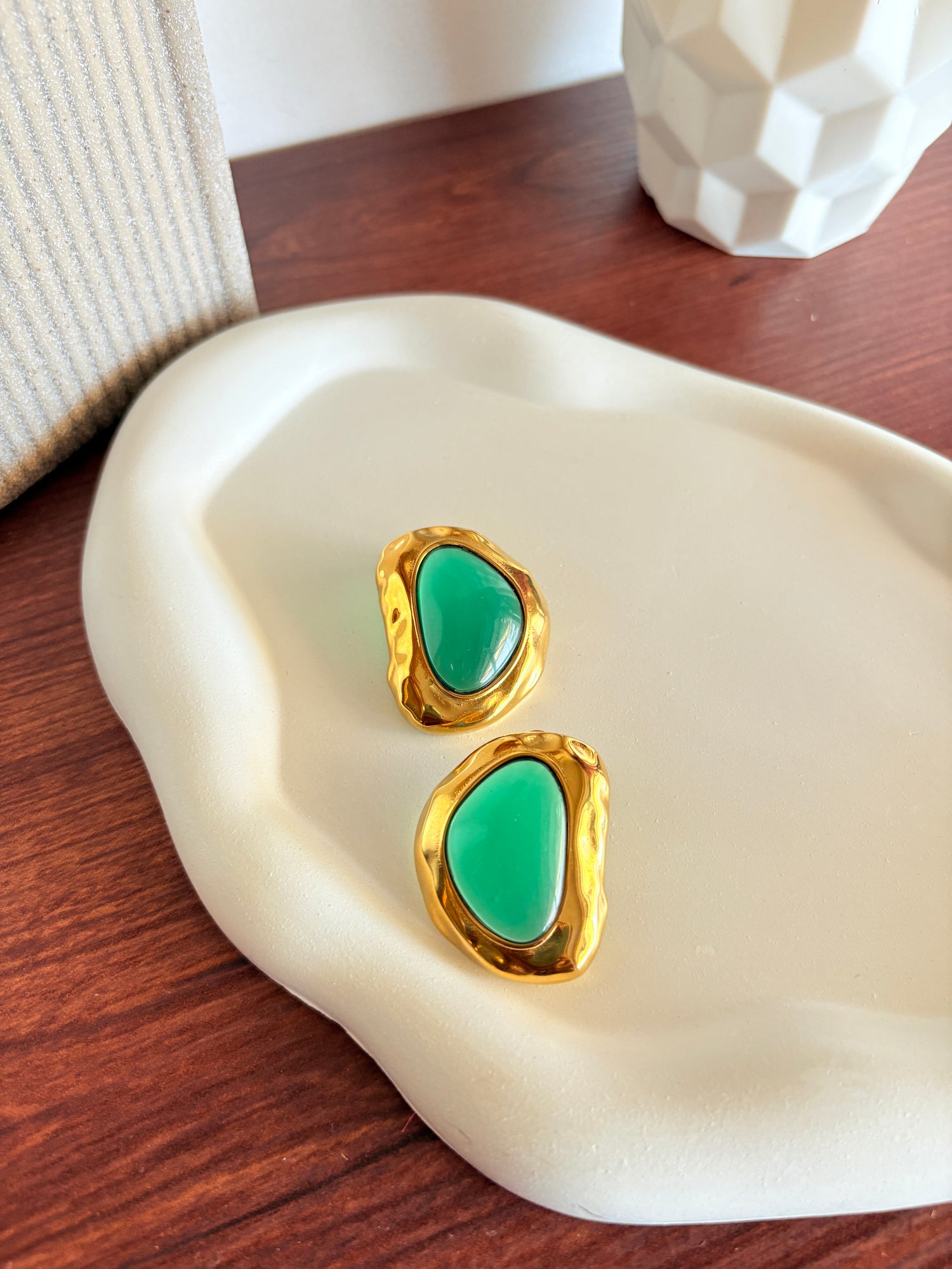 Arica Earrings - Waterproof, 18k Gold Plated