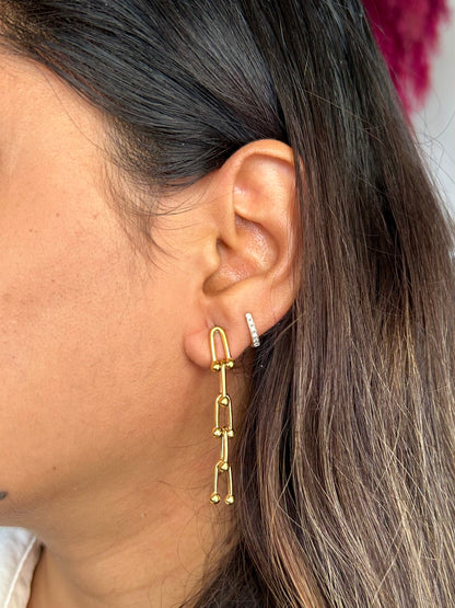 Hiral Earrings - Waterproof, 18k Gold Plated