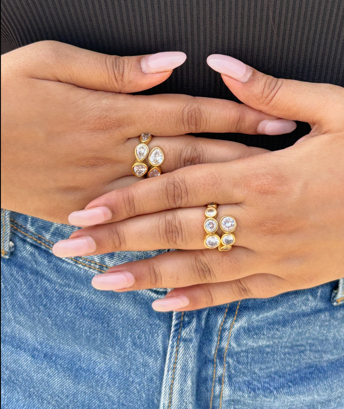 Meso Ring - Waterproof, 18k Gold Plated