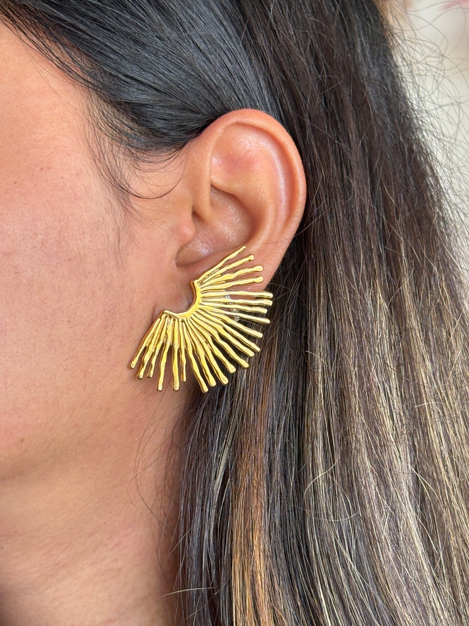 Aisha Earrings - Waterproof, 18k Gold Plated