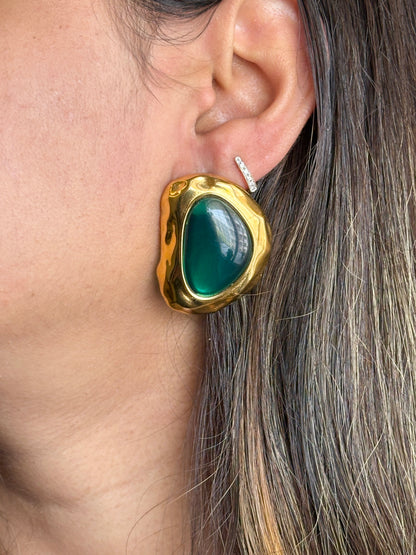 Arica Earrings - Waterproof, 18k Gold Plated