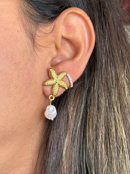 Tarini Earrings - Waterproof, 18k Gold Plated