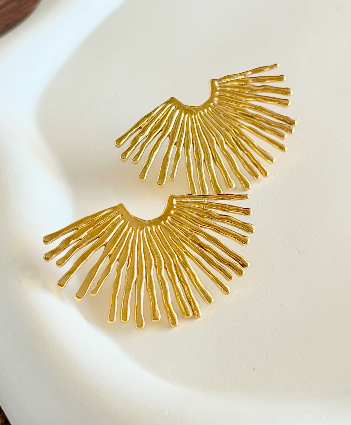 Aisha Earrings - Waterproof, 18k Gold Plated