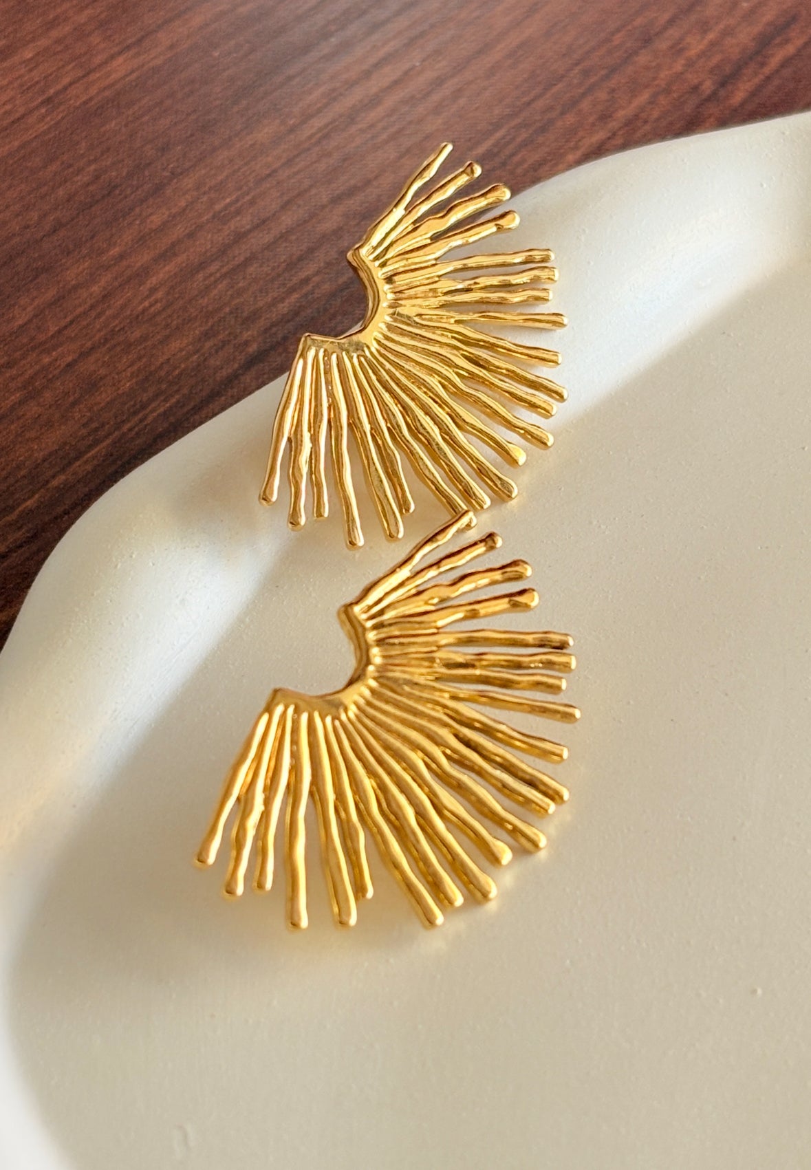 Aisha Earrings - Waterproof, 18k Gold Plated