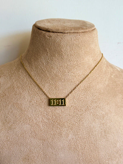 11:11 Necklace - Waterproof, 18k Gold Plated