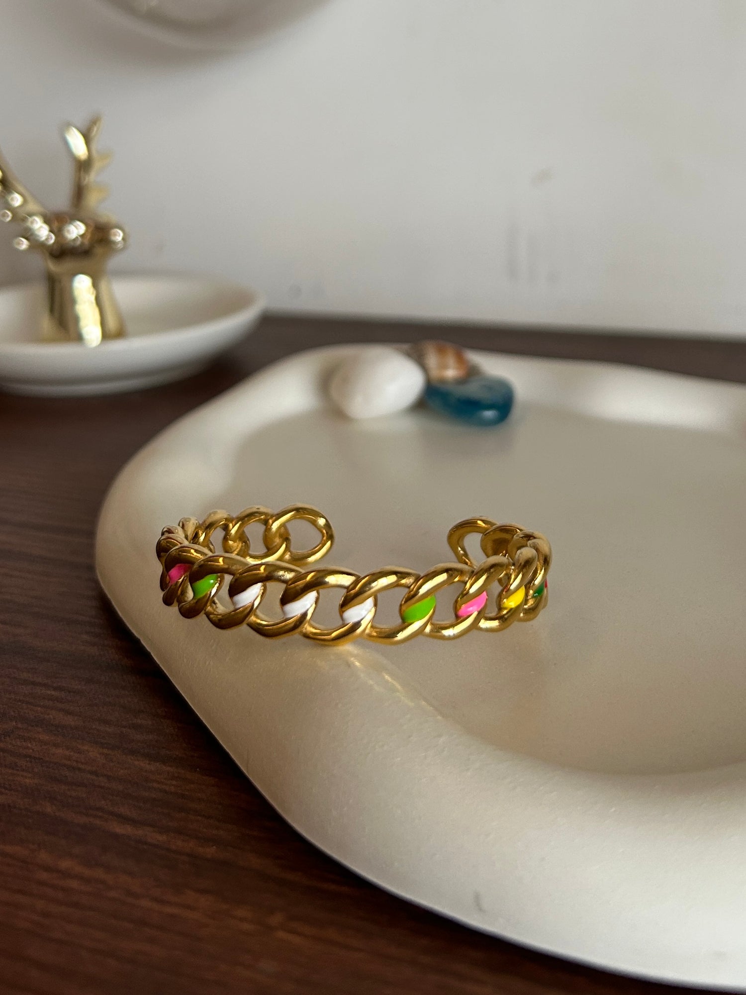 Risha Bracelet - Waterproof, 18k Gold Plated