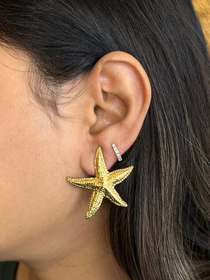 Taya Earrings - Waterproof, 18k Gold Plated
