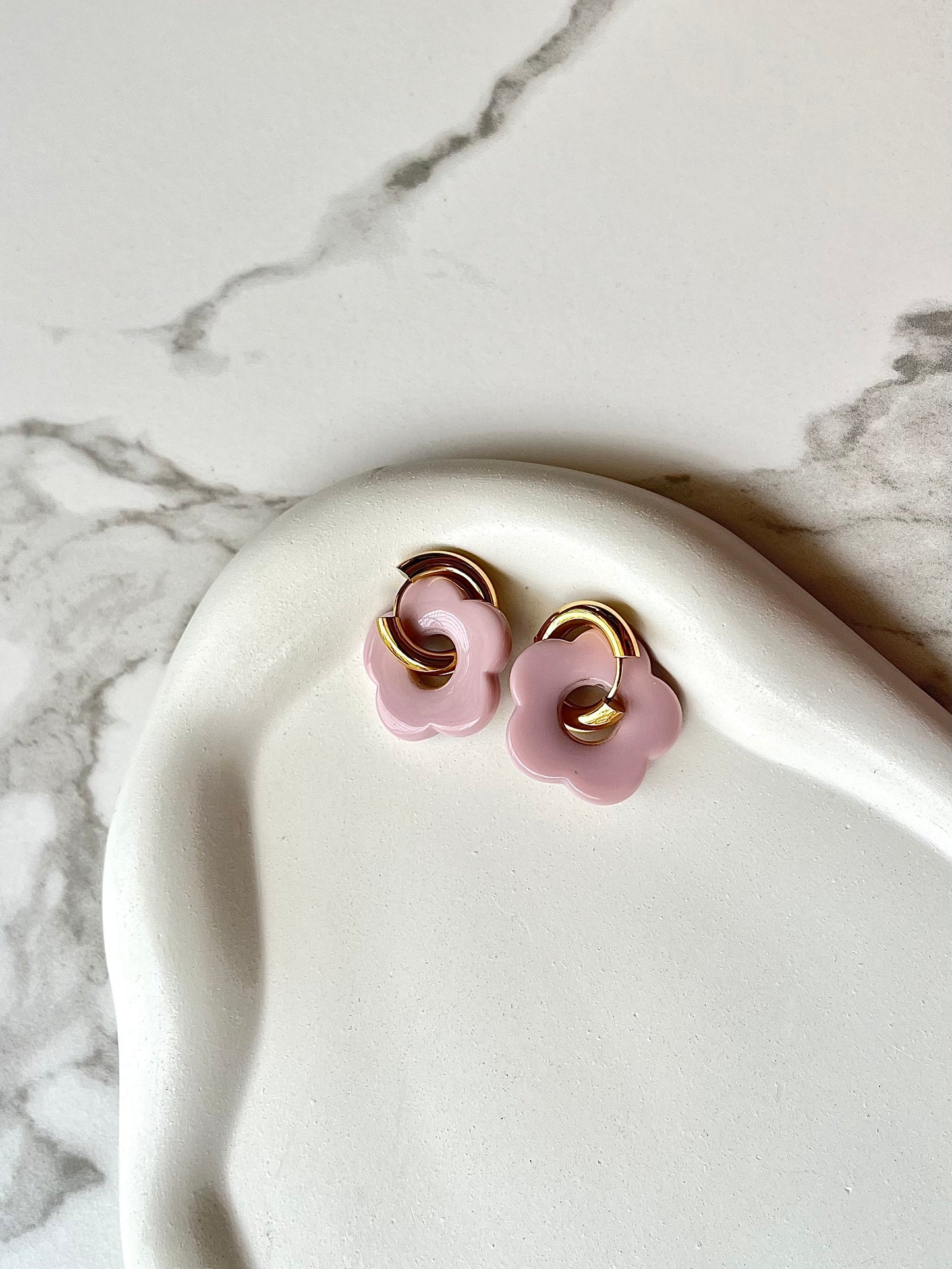 Fiona Hoops - Waterproof, 18k Gold Plated