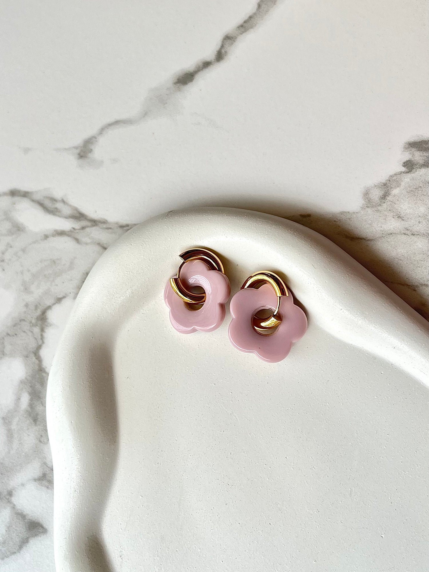 Fiona Hoops - Waterproof, 18k Gold Plated
