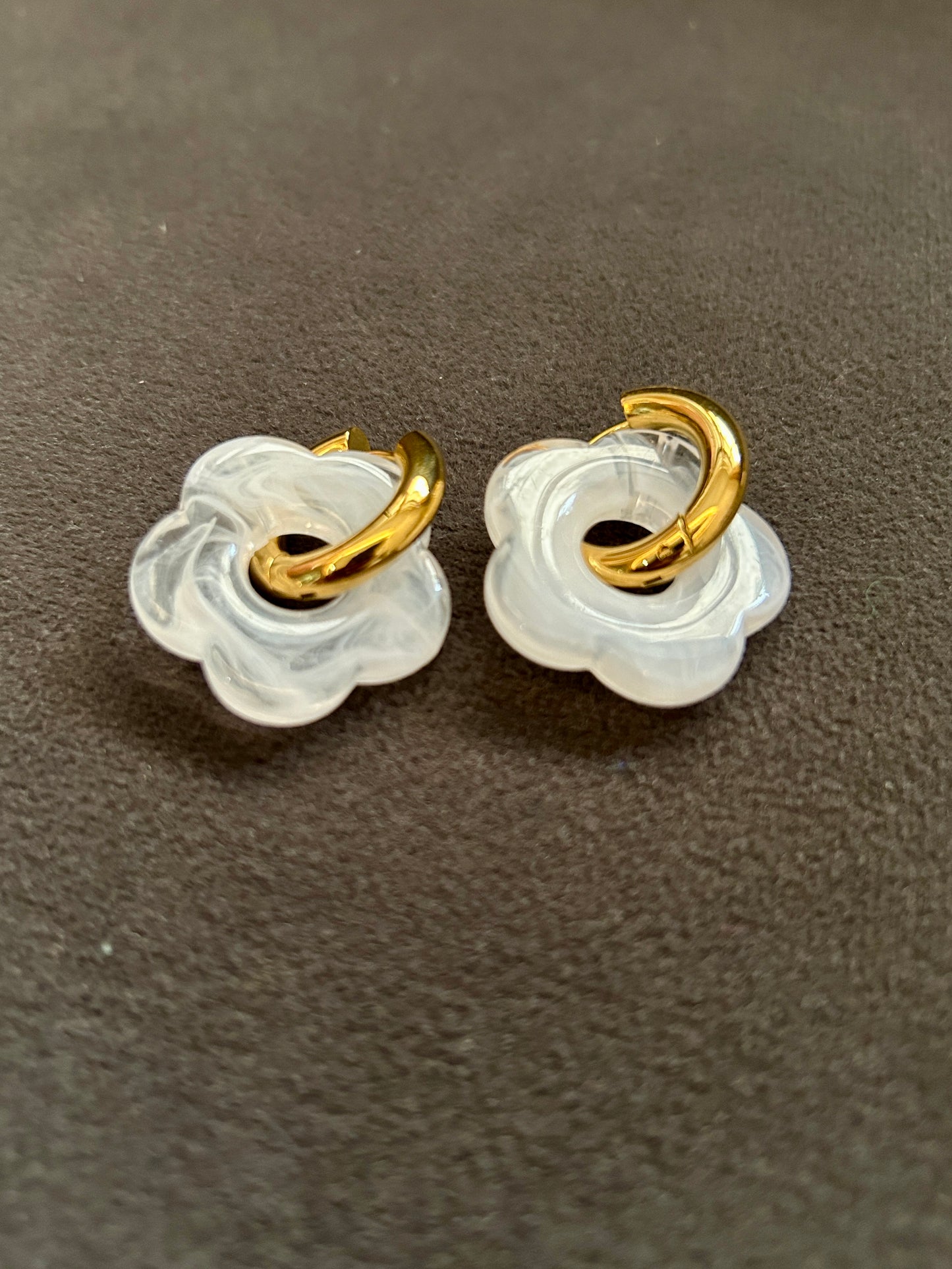 Fiona Hoops - Waterproof, 18k Gold Plated