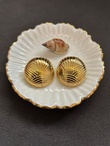 Shelin Studs - Waterproof, 18k Gold Plated