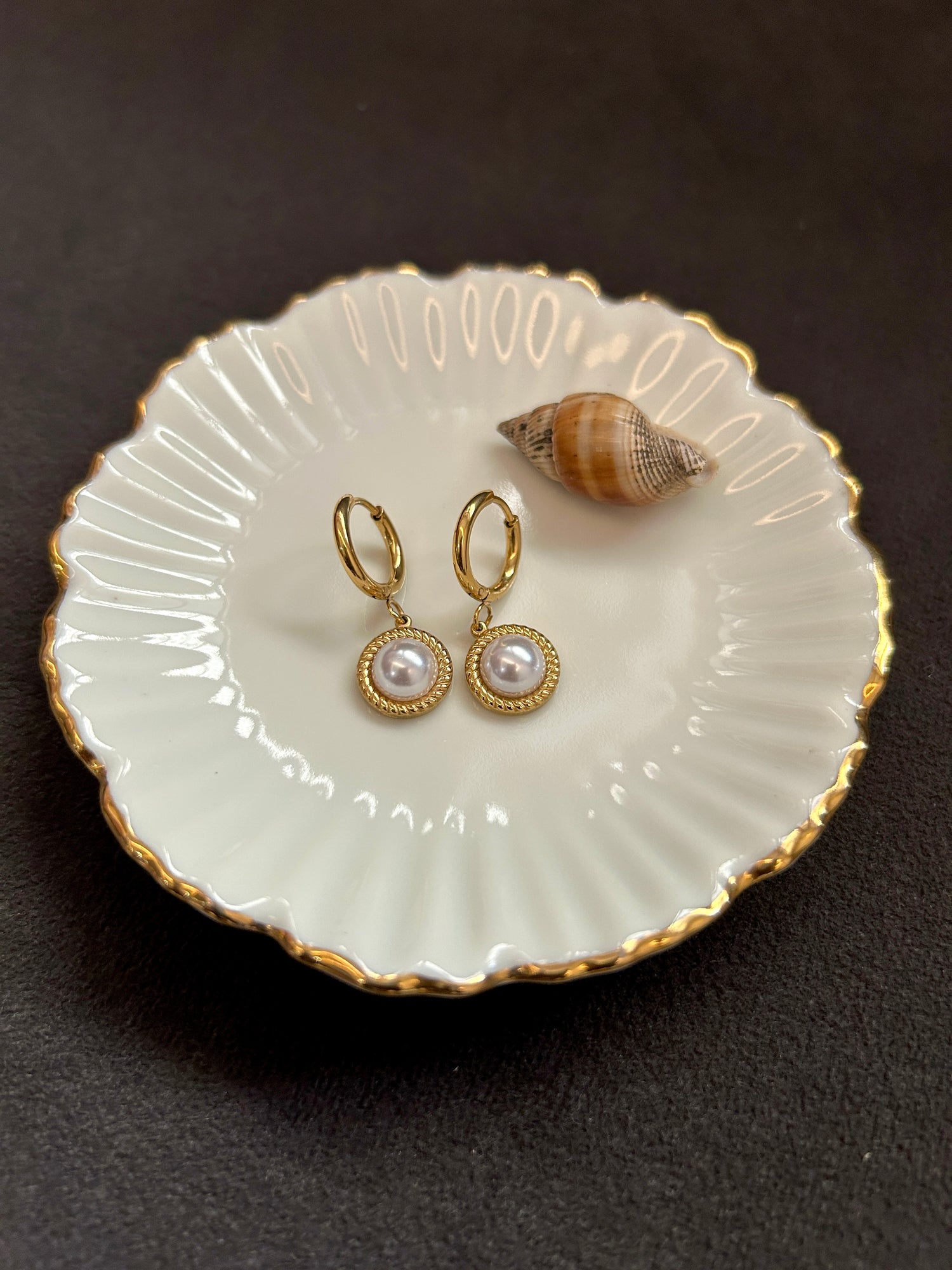 Gia Hoops - Waterproof, 18k Gold Plated