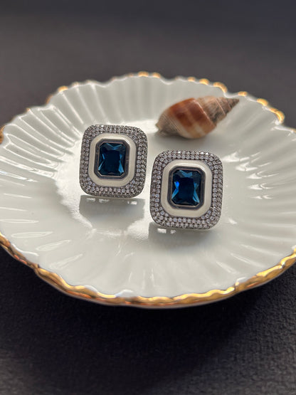 Tiro Earrings - Anti Tarnish, Rhodium Plating