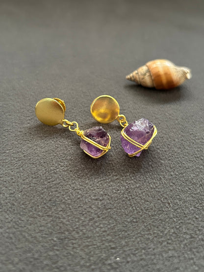 Koya Earrings - 18k Gold Plated, Anti Tarnish