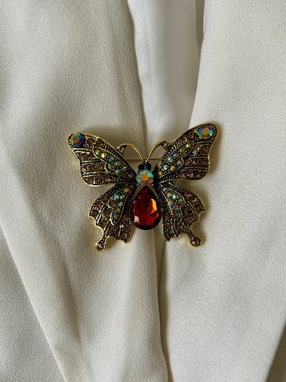 Butterfly Dia Brooch