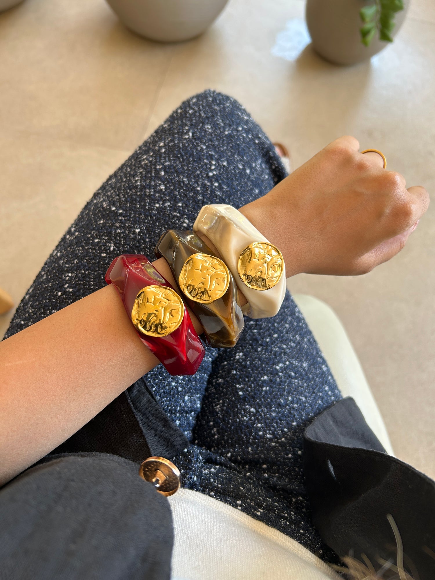 Rose Bracelet - Waterproof, 18k Gold Plated