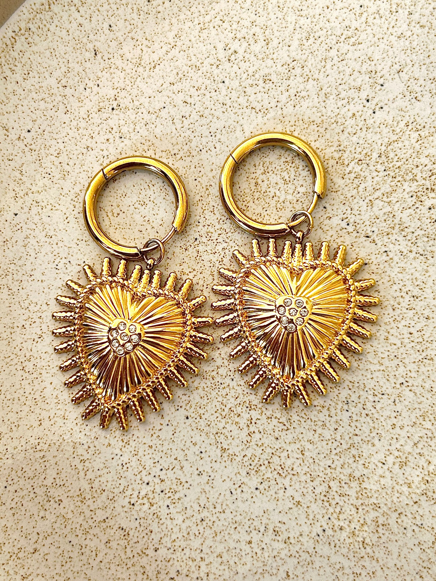 Aura Earrings - Waterproof, 18k Gold Plated