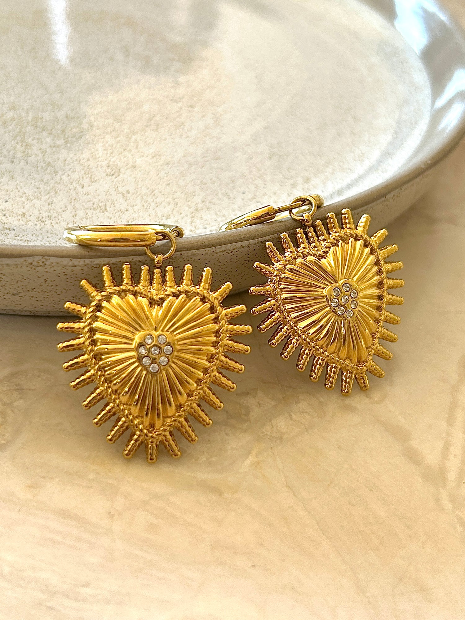 Aura Earrings - Waterproof, 18k Gold Plated