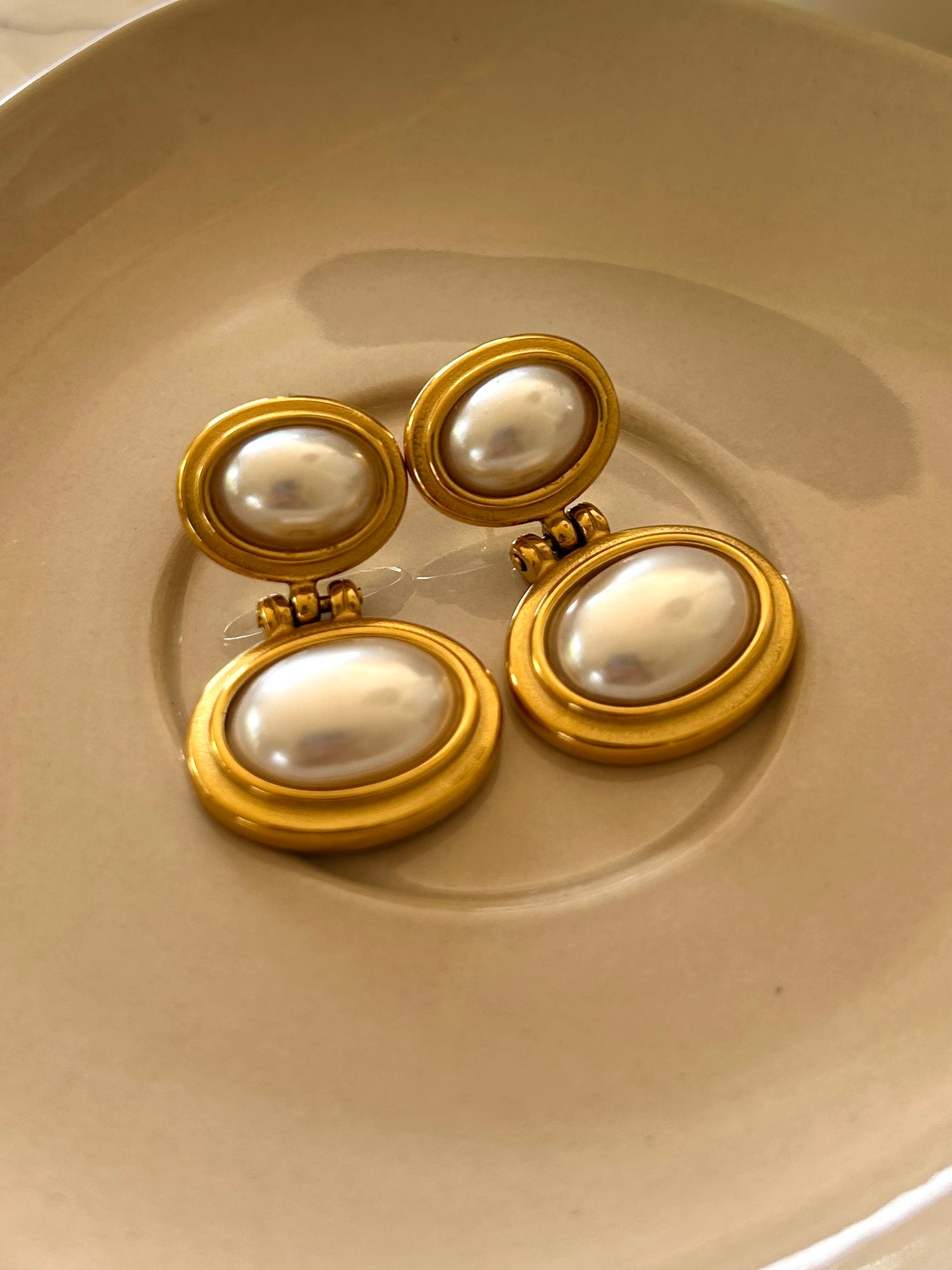 Halo Earrings - Waterproof, 18k Gold Plated