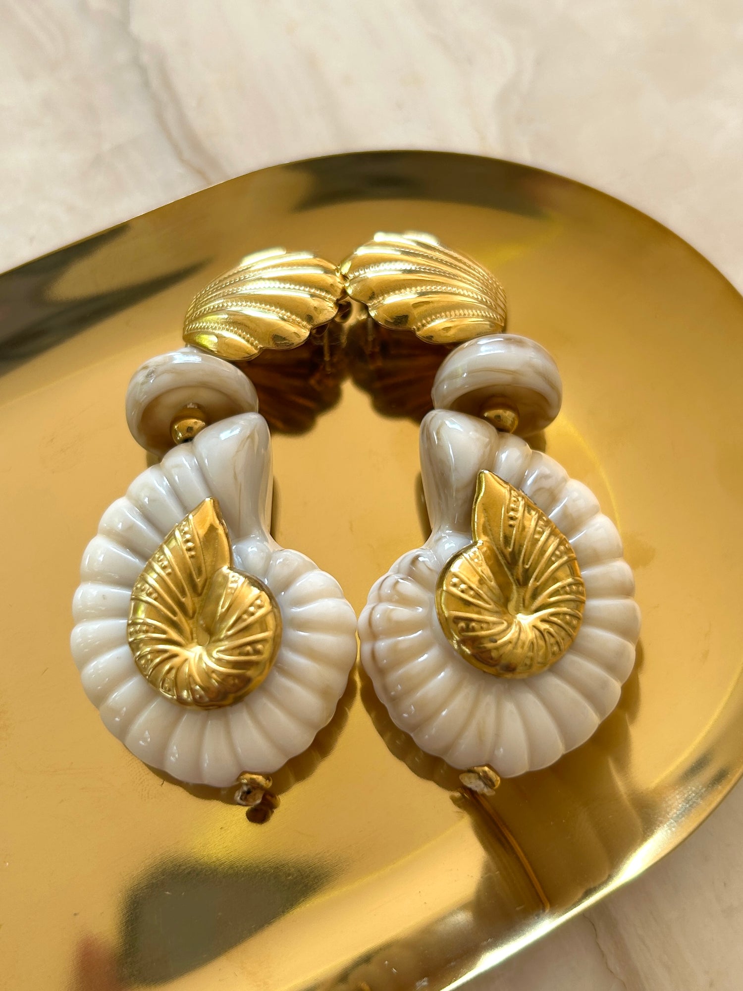 Opal Earrings - Waterproof, 18k Gold Plated