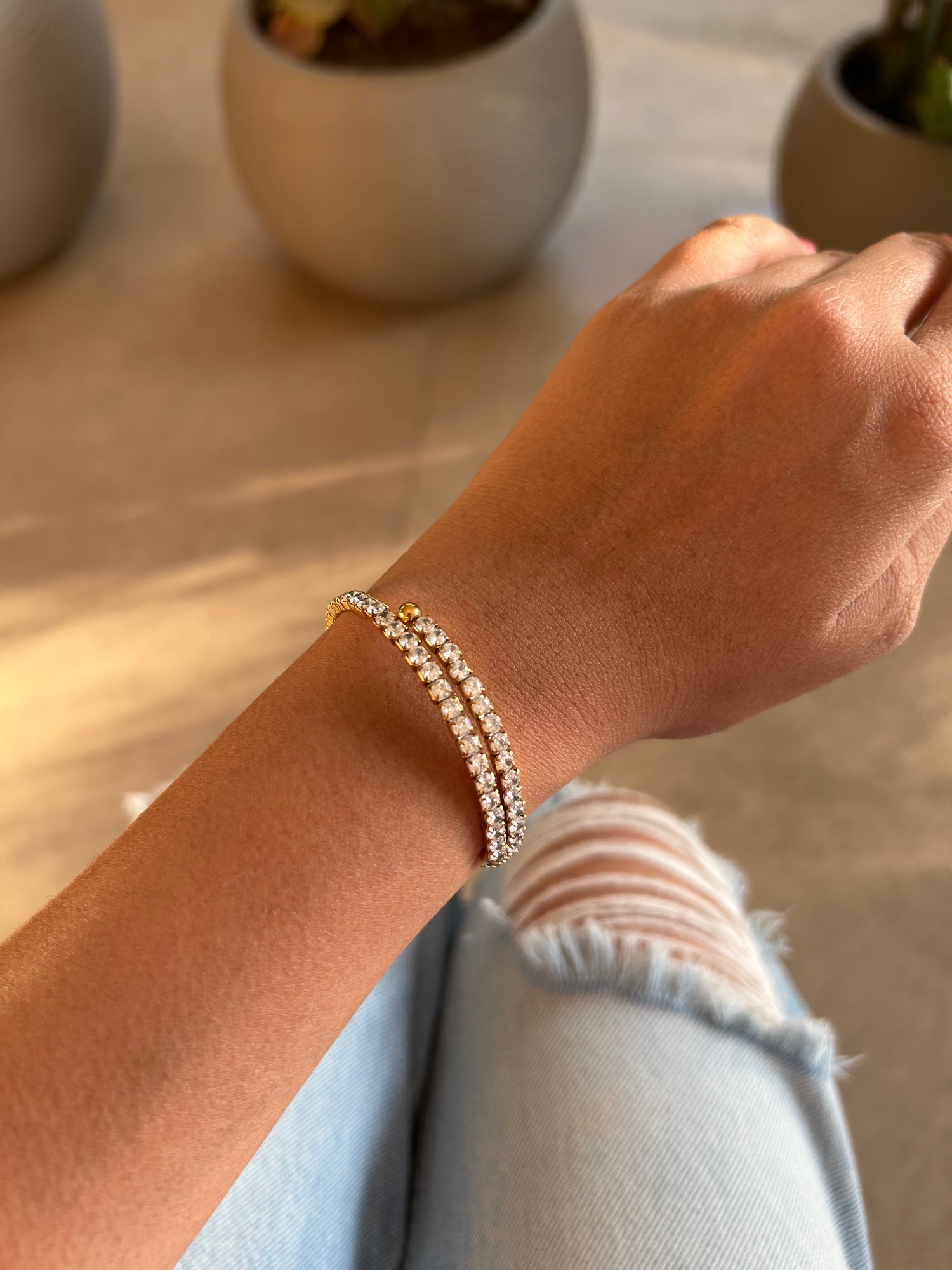 Opaline Bracelet - Waterproof, 18k Gold Plated