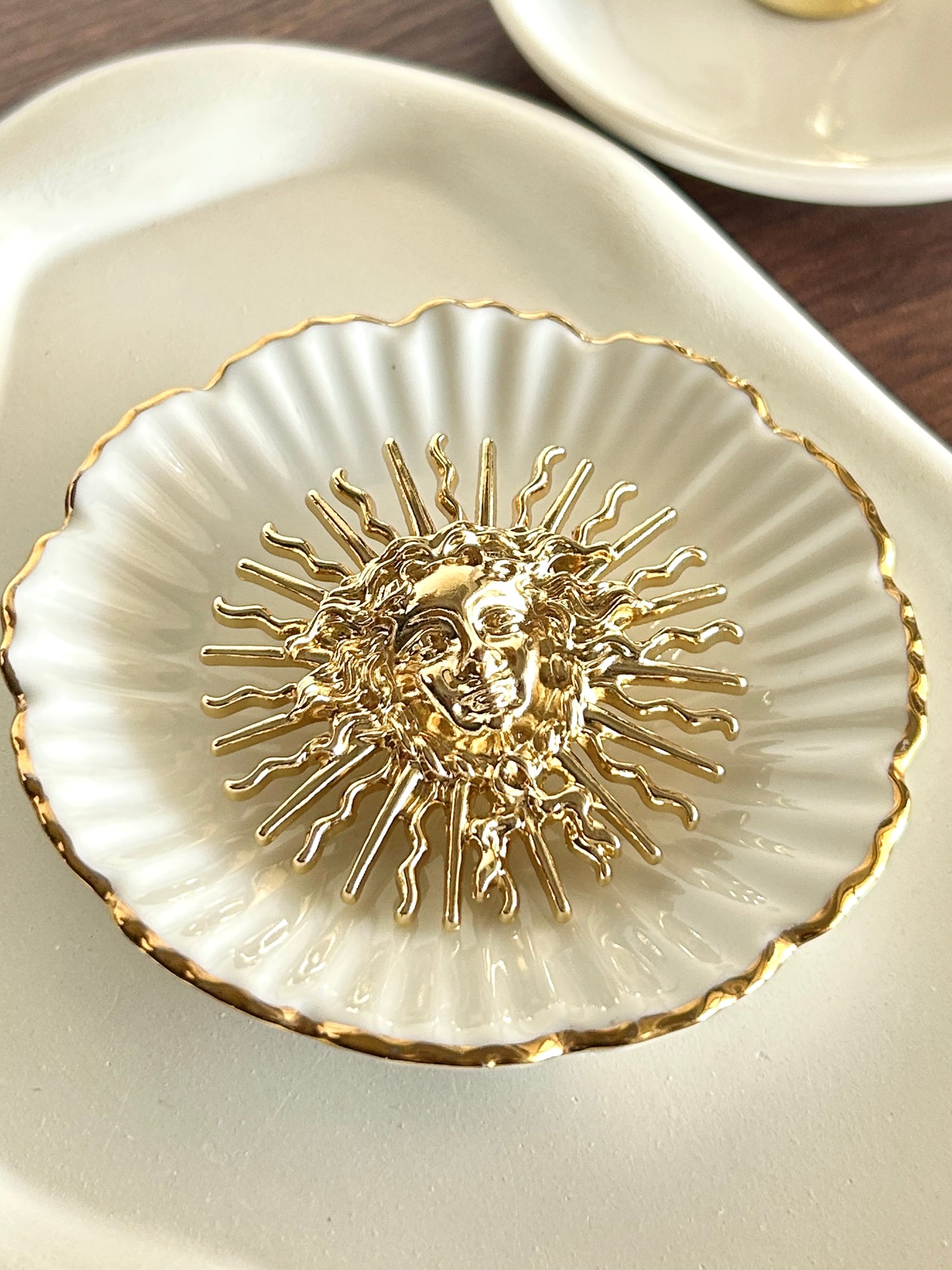 Sun Charm Horoscope Statement Brooch