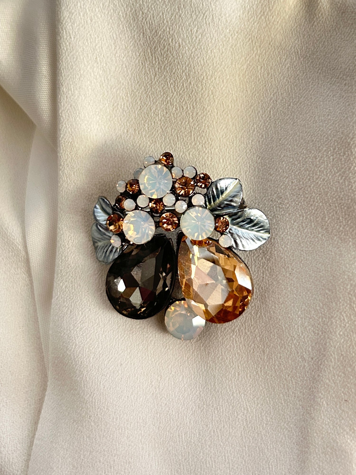 Muted Floral Brooch
