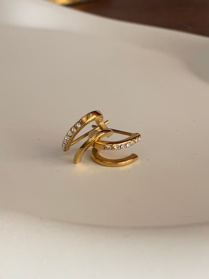 Norah Earrings - Waterproof, 18k Gold Plated