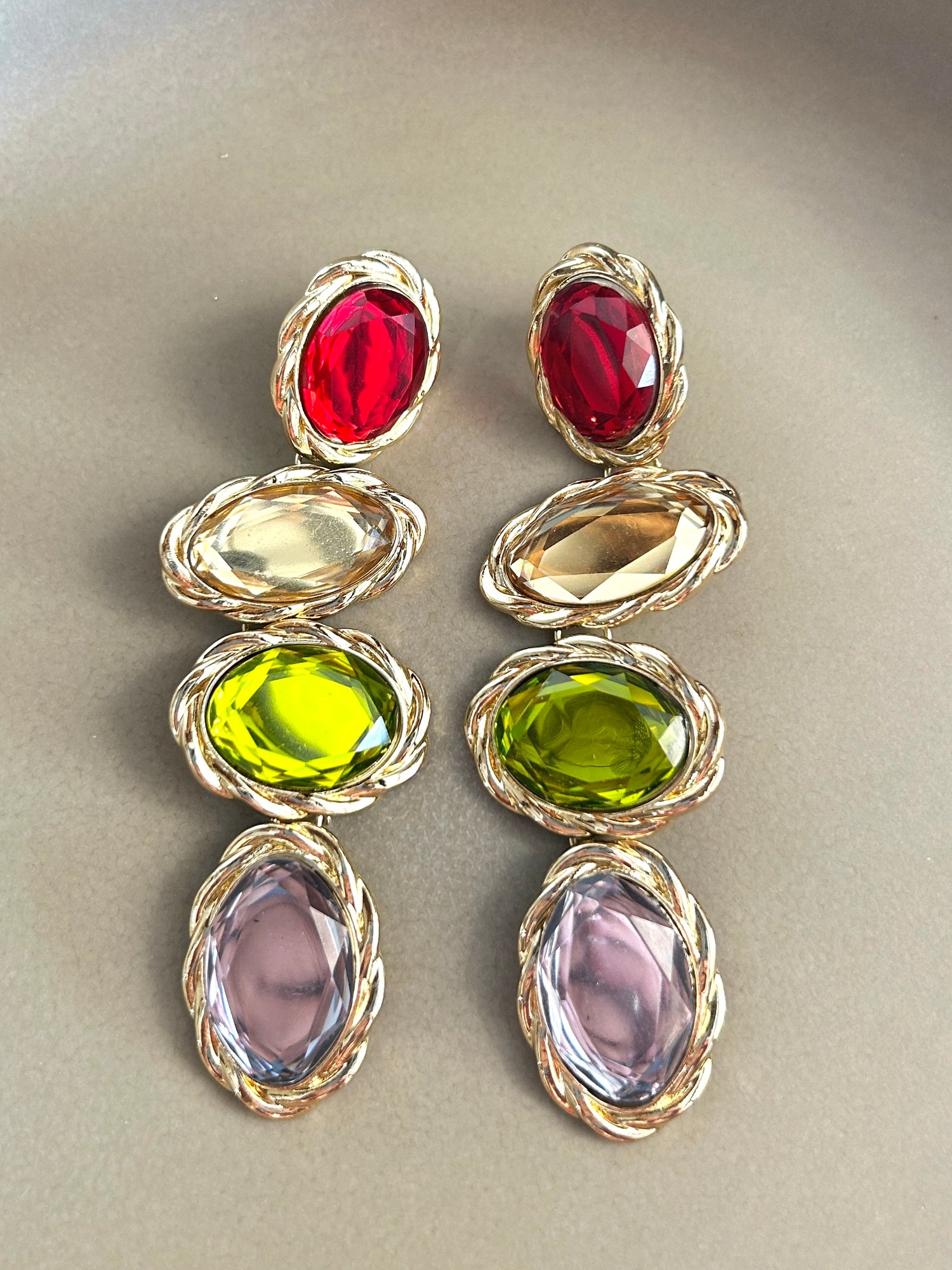 Foya Stone Earrings - Anti -Tarnish Stone Drop Earrings