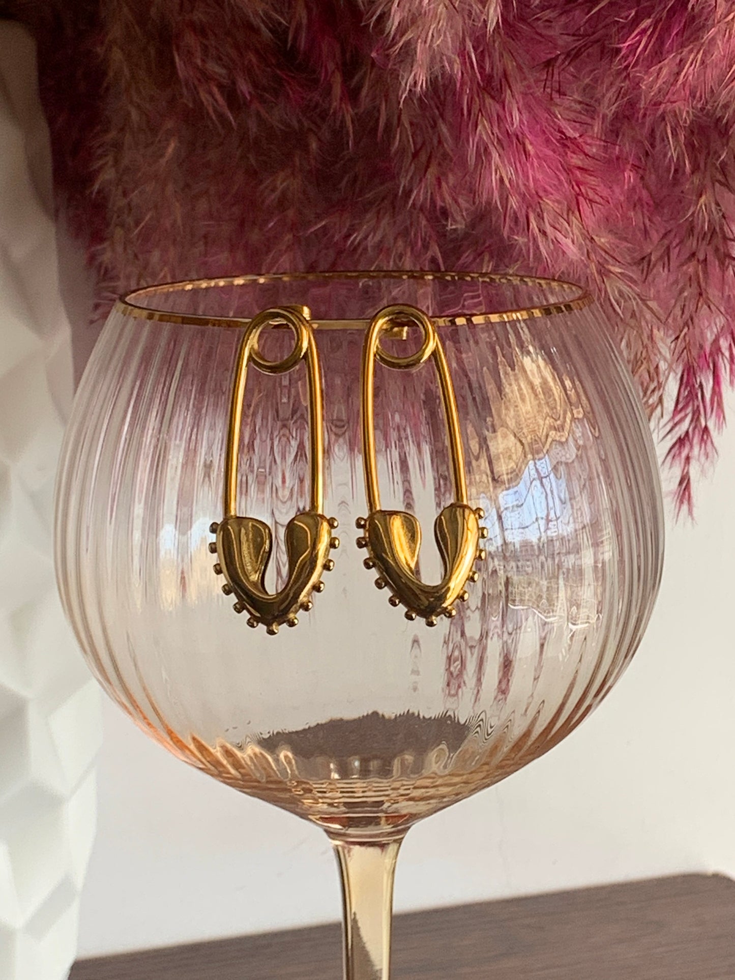 Pin Earrings - Waterproof, 18k Gold Plated