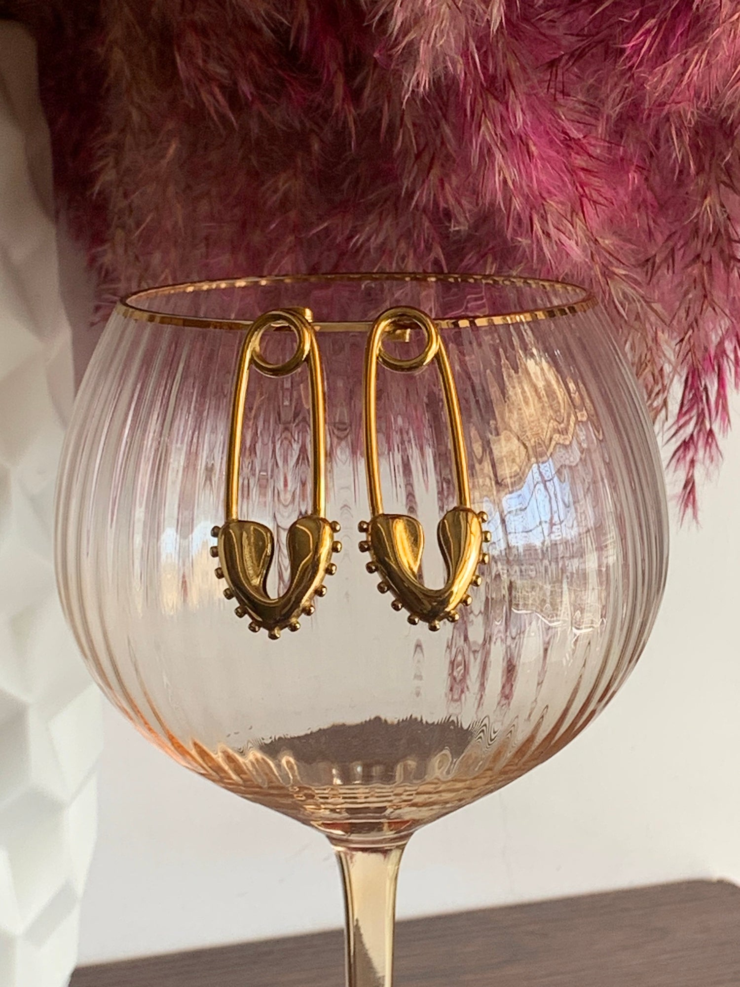 Pin Earrings - Waterproof, 18k Gold Plated