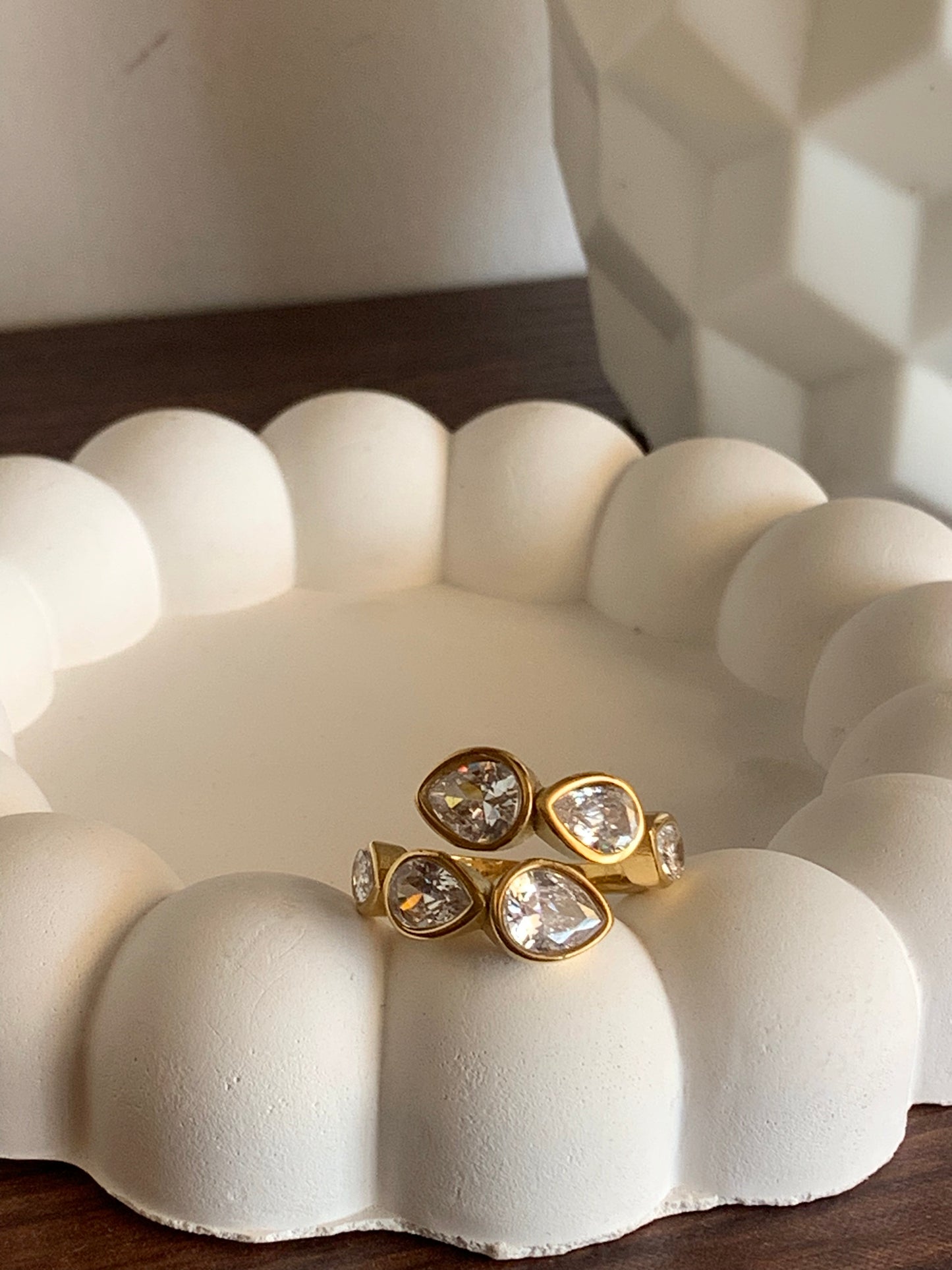 Meso Ring - Waterproof, 18k Gold Plated